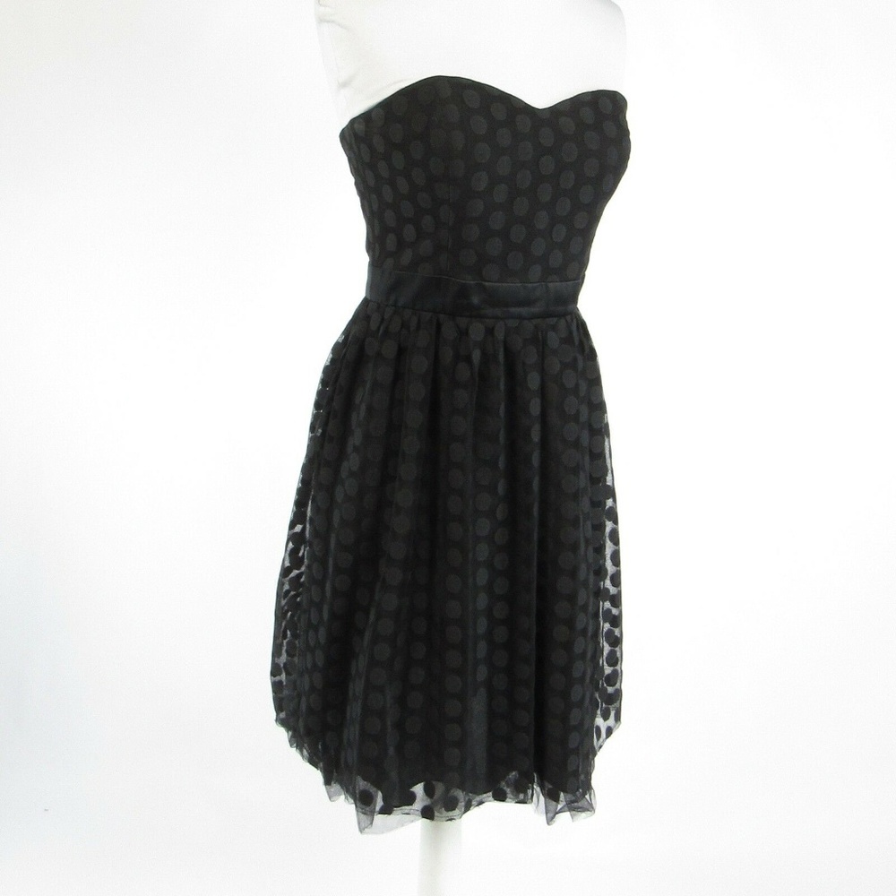 Black WHITE HOUSE BLACK MARKET corset dress 4 - Picture 3 of 8